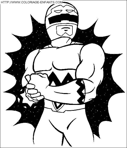 dibujo Power Rangers