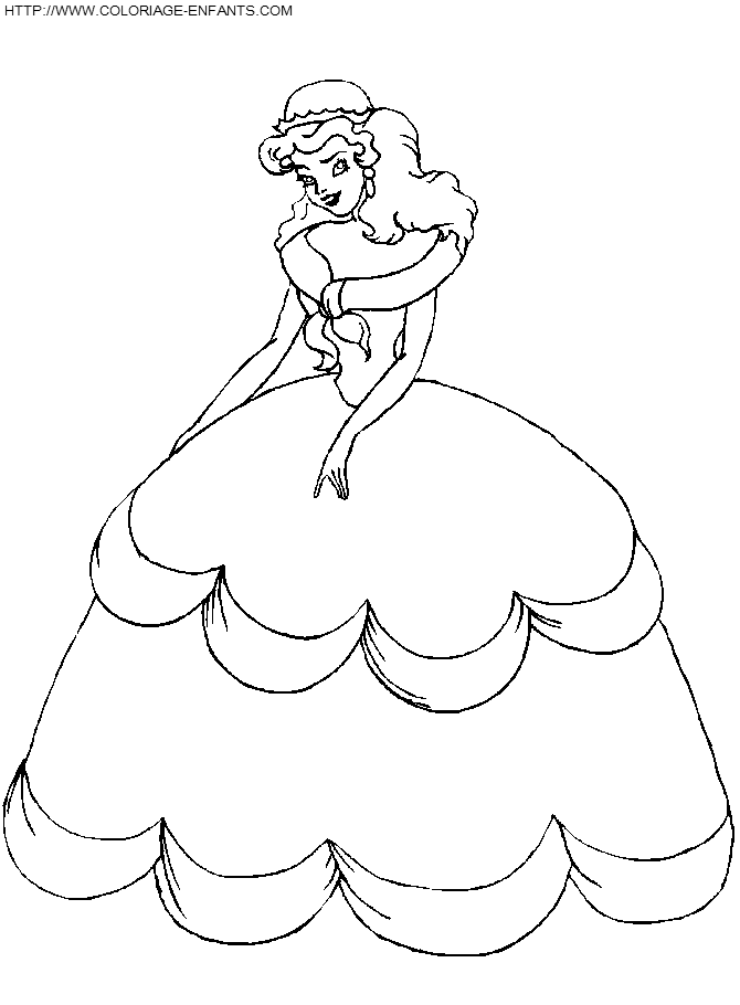 dibujo Princesas