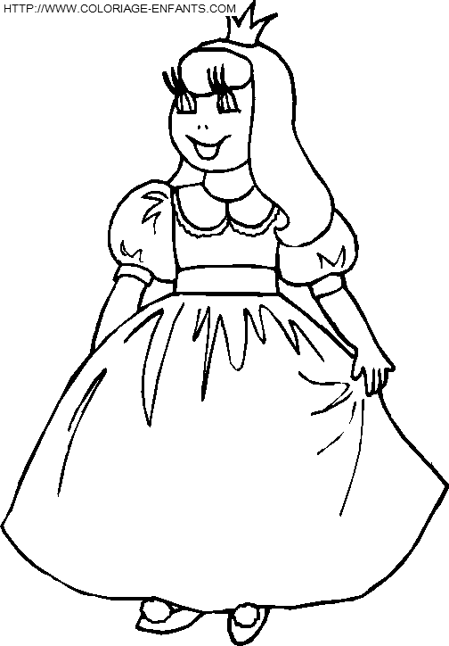 dibujo Princesas