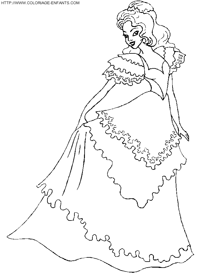 dibujo Princesas