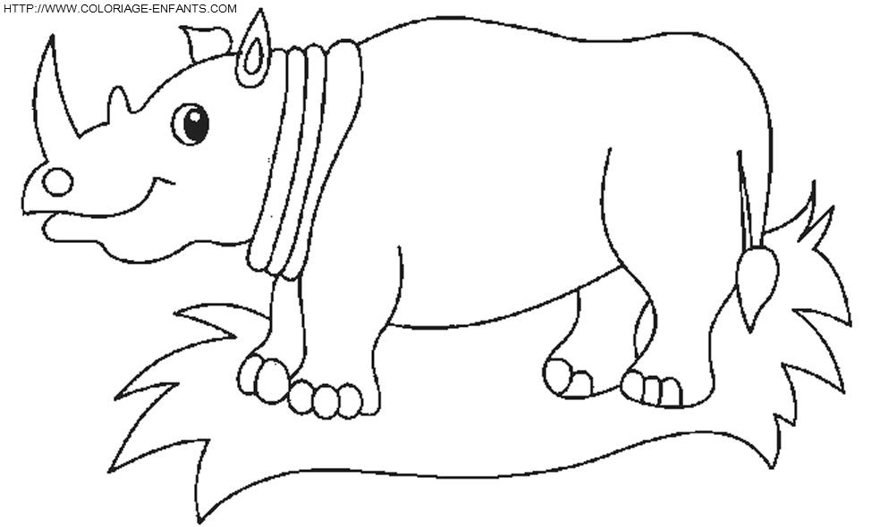 dibujo Rhinoceros