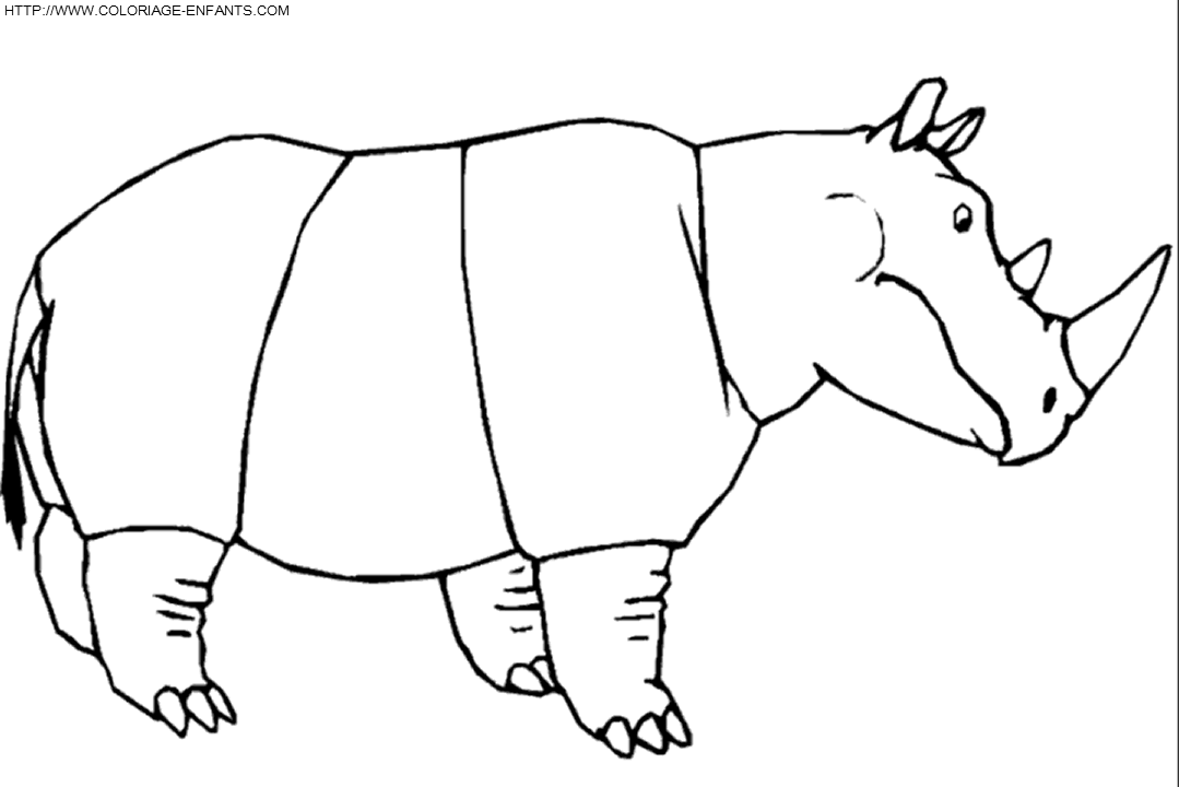 dibujo Rhinoceros