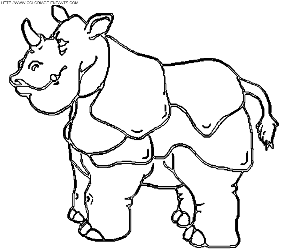 dibujo Rhinoceros