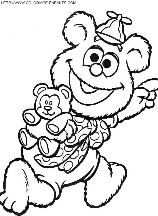 dibujo Baby Muppets