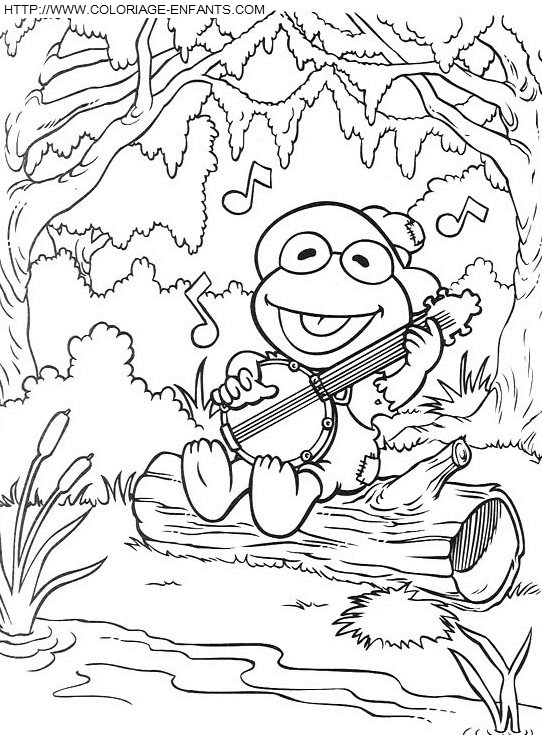 dibujo Baby Muppets