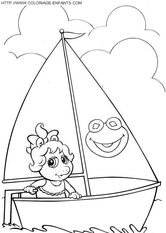 dibujo Baby Muppets