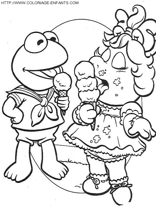 dibujo Baby Muppets