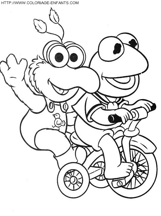 dibujo Baby Muppets