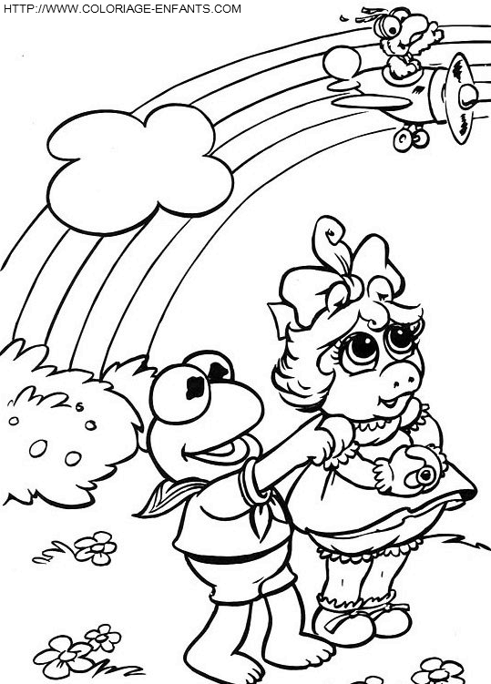 dibujo Baby Muppets