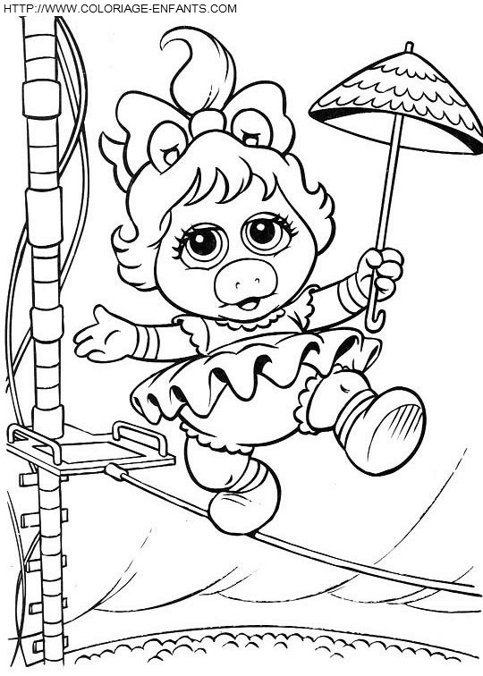 dibujo Baby Muppets