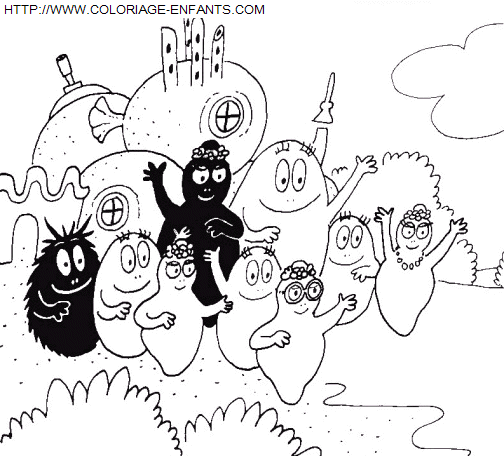 dibujo Barbapapa