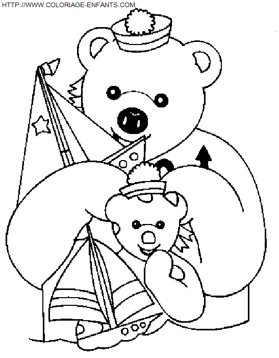 dibujo Nounours