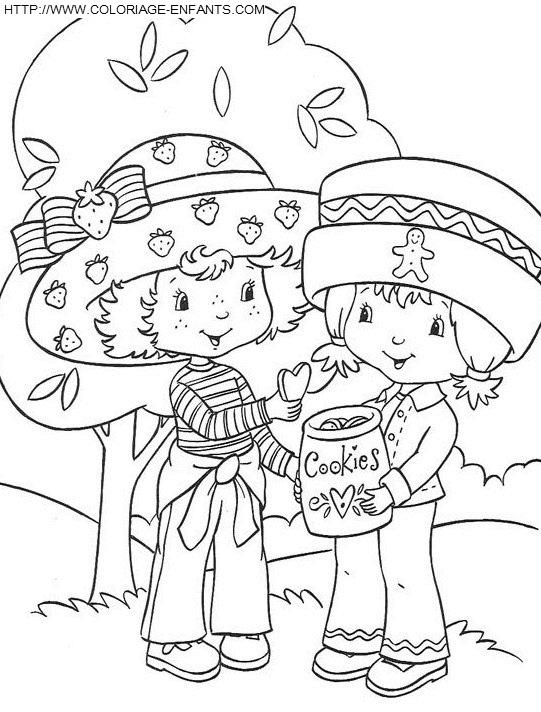 dibujo Tarta de fresa