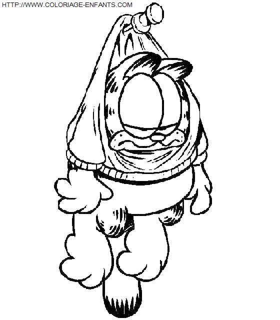 dibujo Garfield