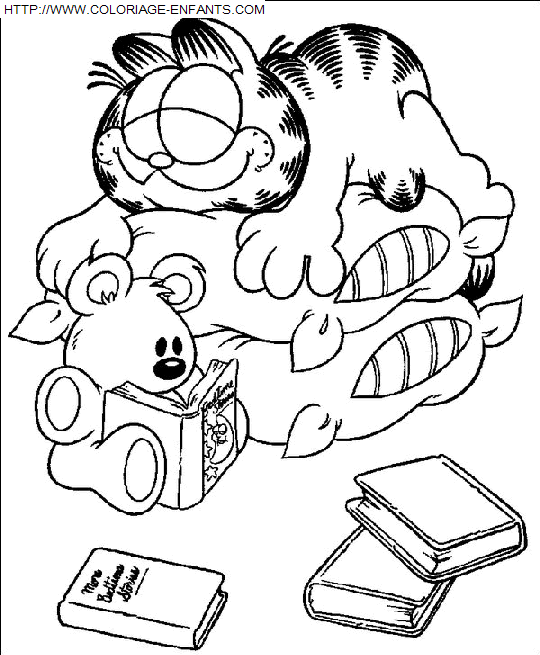 dibujo Garfield