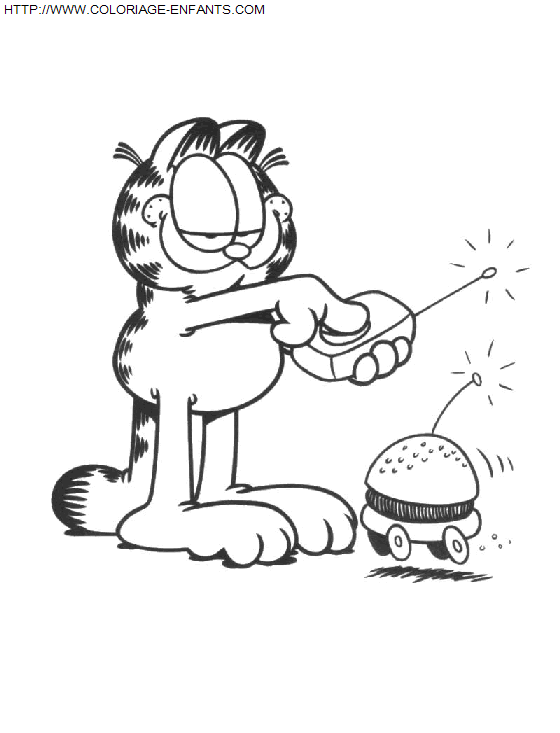 dibujo Garfield