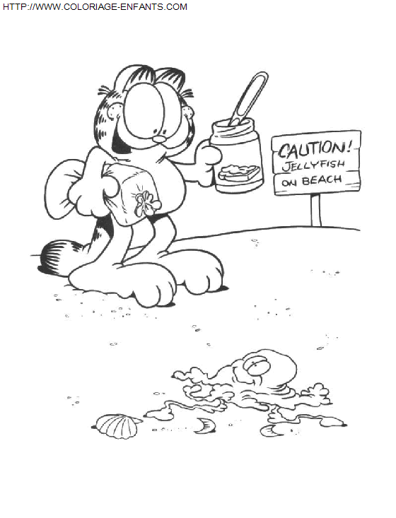 dibujo Garfield