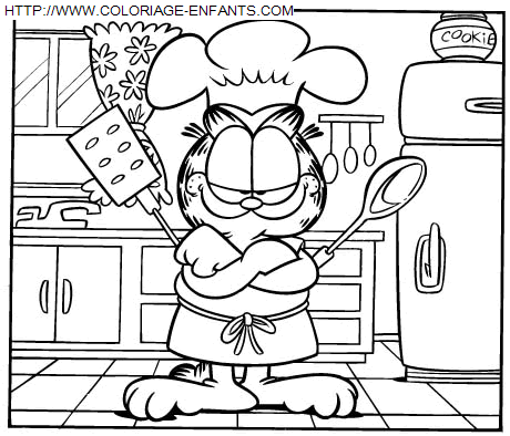 dibujo Garfield