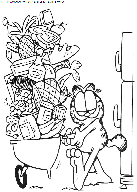 dibujo Garfield