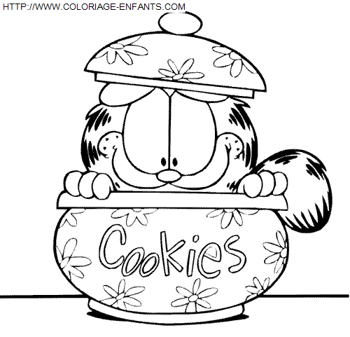 dibujo Garfield
