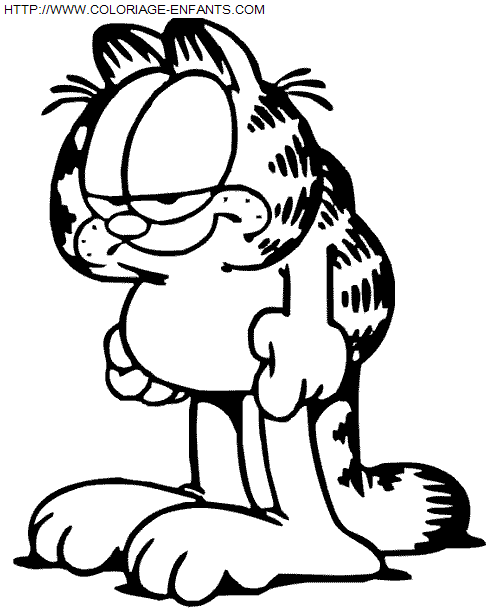 dibujo Garfield