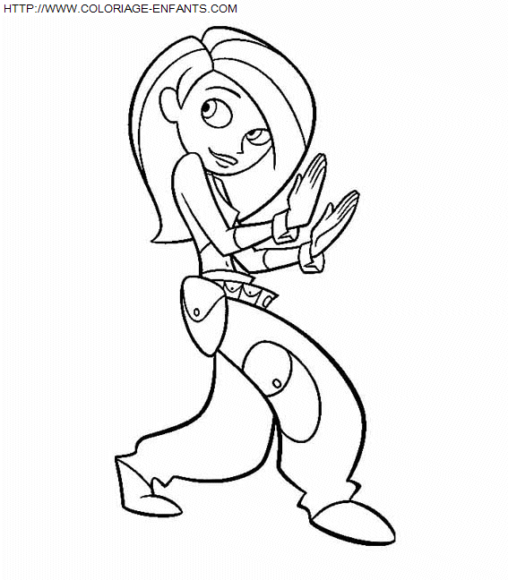 dibujo Kim Possible