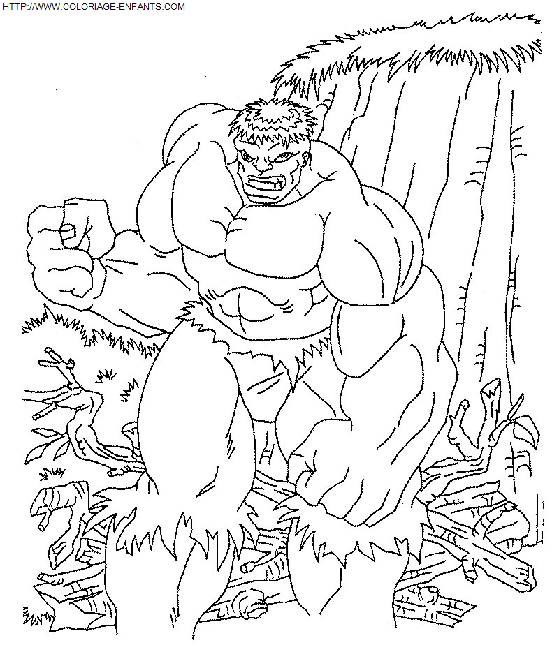 dibujo Hulk