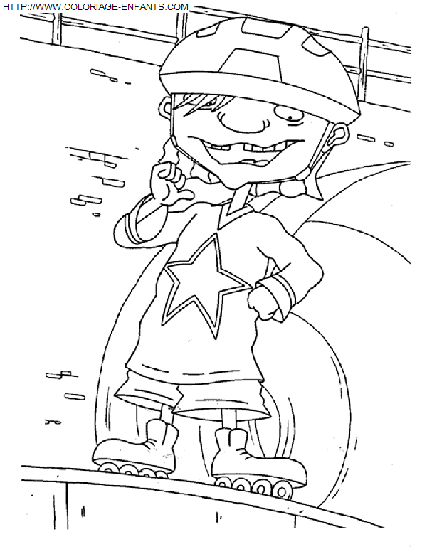 dibujo Rocket Power