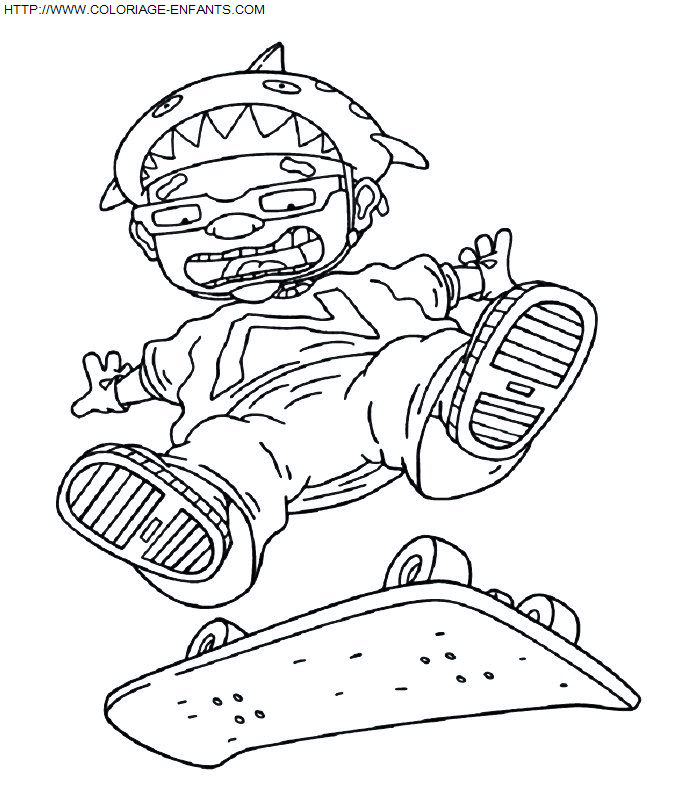 dibujo Rocket Power