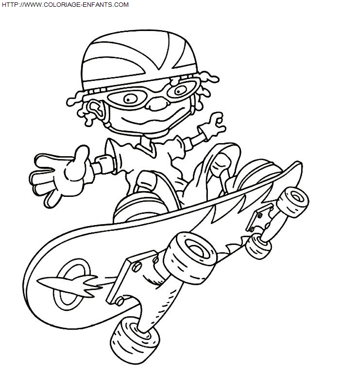 dibujo Rocket Power