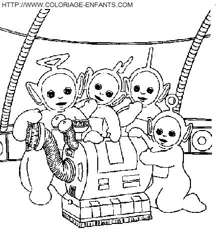 dibujo Teletubbies