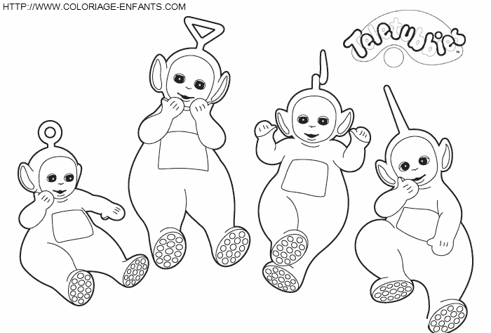 dibujo Teletubbies