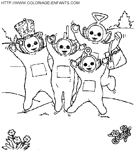 dibujo Teletubbies