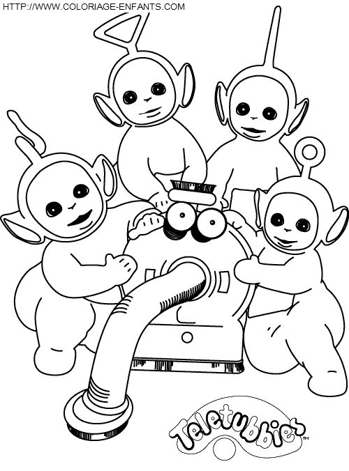 dibujo Teletubbies