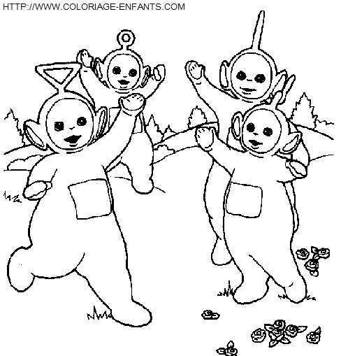 dibujo Teletubbies