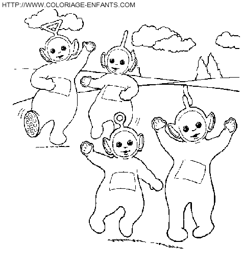 dibujo Teletubbies