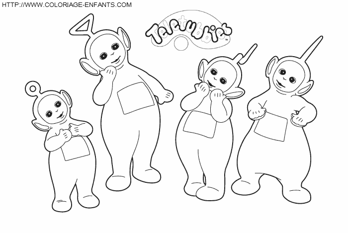 dibujo Teletubbies