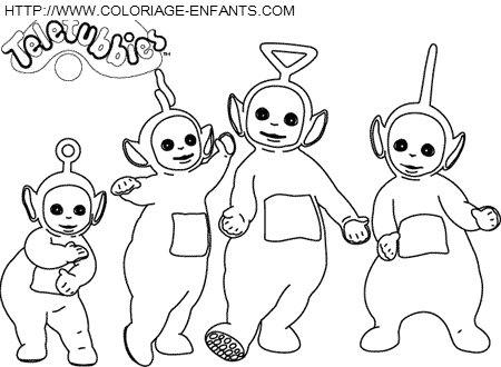 dibujo Teletubbies