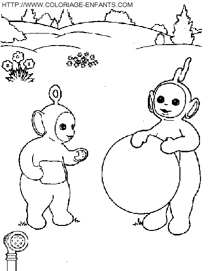 dibujo Teletubbies