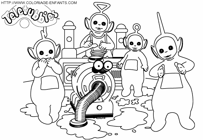 dibujo Teletubbies