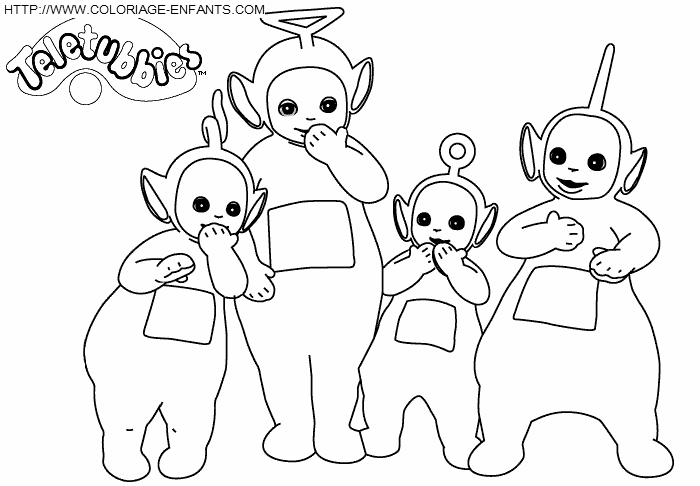 dibujo Teletubbies