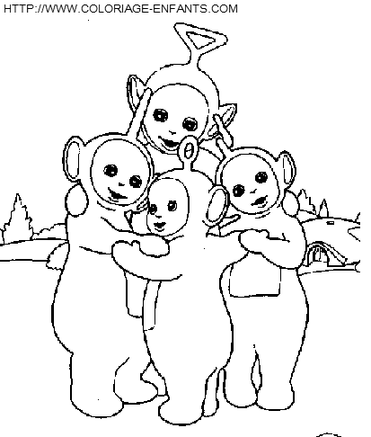 dibujo Teletubbies