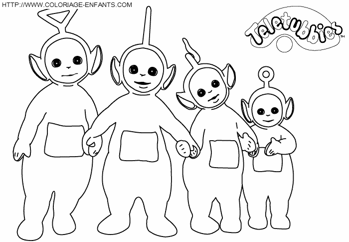 dibujo Teletubbies