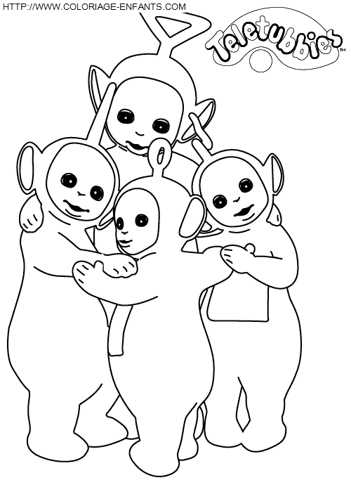 dibujo Teletubbies