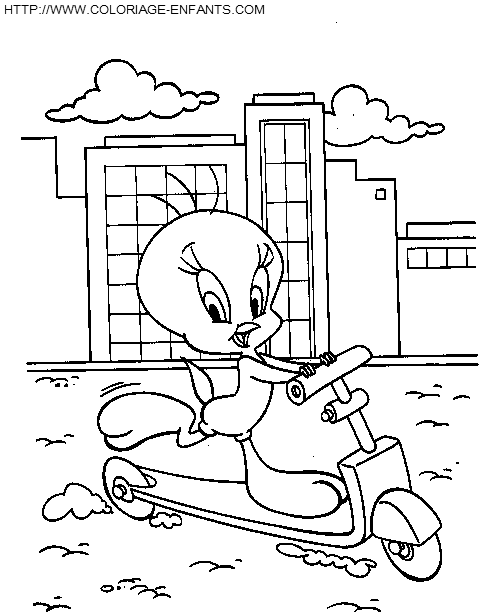 dibujo Piolin y Silvestre