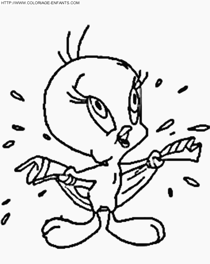 dibujo Piolin y Silvestre