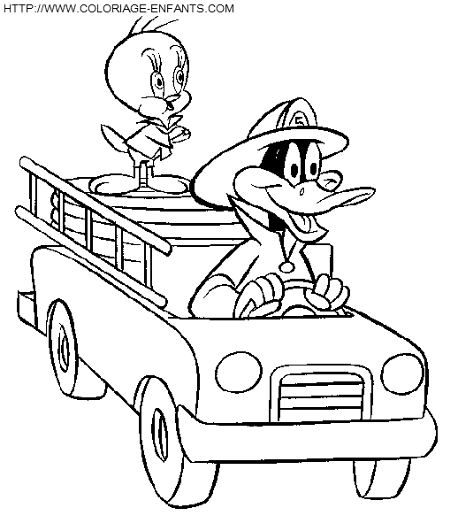 dibujo Piolin y Silvestre