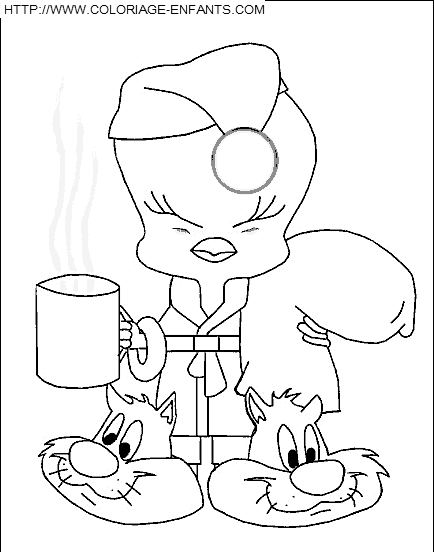 dibujo Piolin y Silvestre