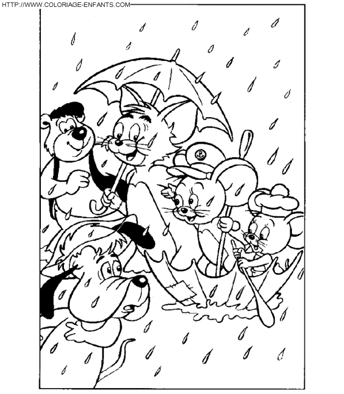 dibujo Tom y Jerry