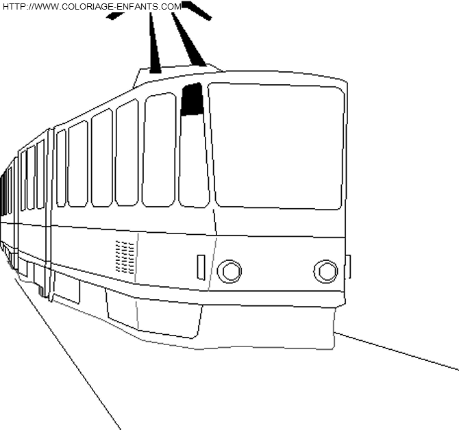 dibujo Tren